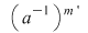 Math formula
