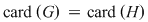 Math formula